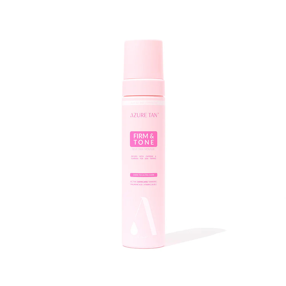Azure Tan Self Tan Mousse - Firm & Tone - Dark to Ultra Dark - 200ml