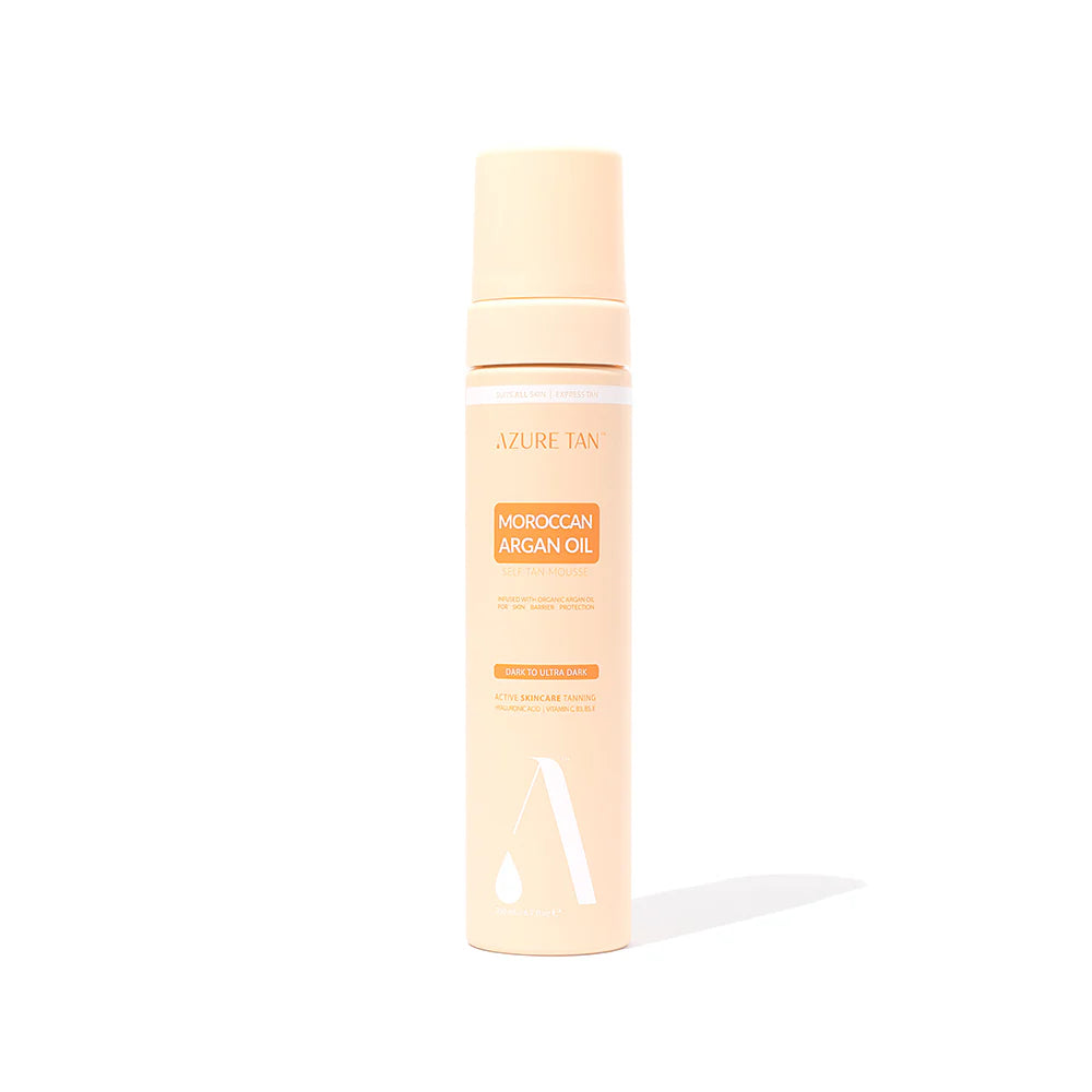 Azure Tan Self Tan Mousse - Moroccan Argan Oil - Dark to Ultra Dark - 200ml