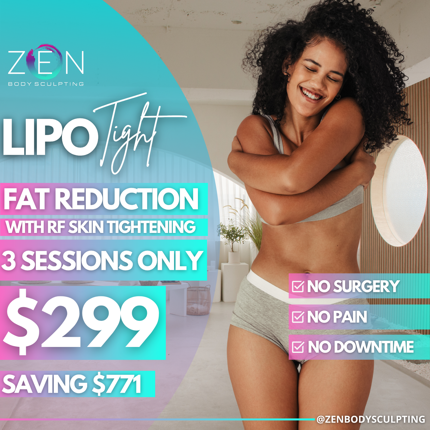 3 LIPOTIGHT SESSIONS - FAT REDUCTION PROMO