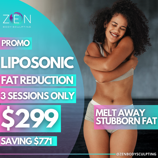 3 LIPOSONIC SESSIONS - FAT REDUCTION PROMO