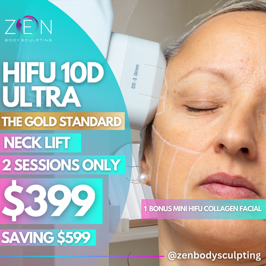 HIFU 10D ULTRA - 2 SESSIONS OF NECK LIFT