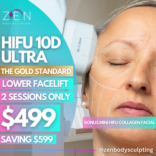 HIFU 10D ULTRA -  2 SESSIONS OF LOWER FACELIFT