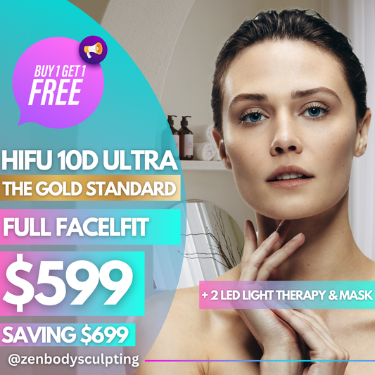 HIFU 10D ULTRA -  2 SESSIONS OF FULL FACELIFT