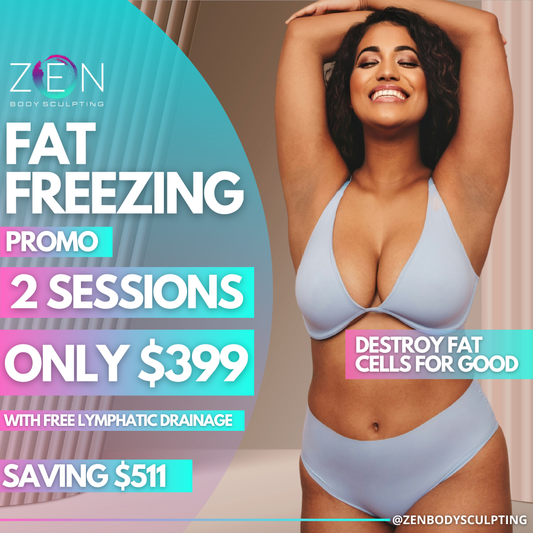 FAT FREEZING - 2 SESSIONS FOR $399