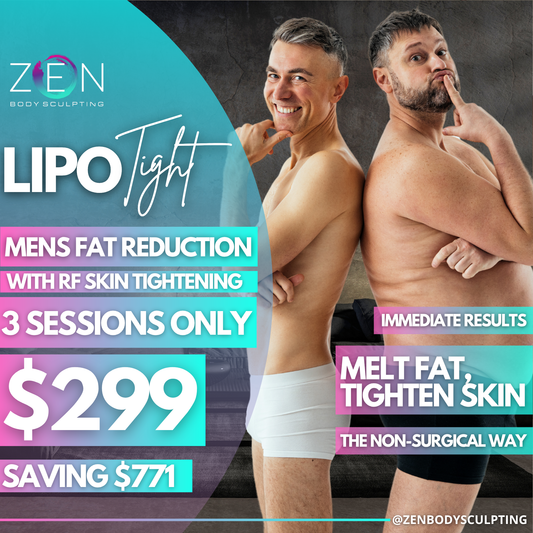 3 LIPOTIGHT SESSIONS - FAT REDUCTION FOR MEN PROMO